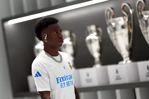 في دوري الأبطال.. فينيسيوس يجلس على مقاعد بدلاء ريال مدريد لأول مرة منذ 1071 يوماً